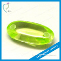 Dark apple green oval shape cheap online beads for jewelry making